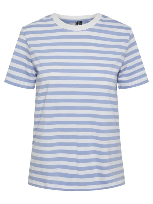 Pieces PCRia SS Tee Stripes- T-shirts & Tops