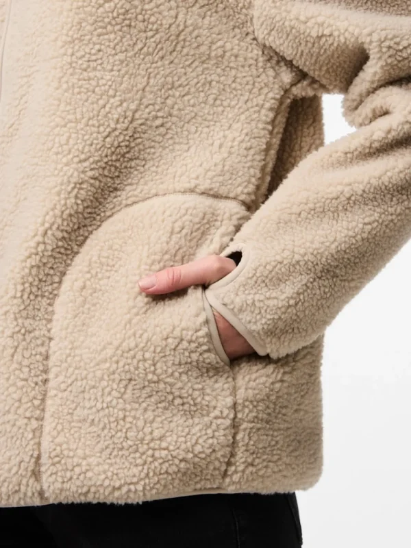 Pieces PSAdia LS Teddy Jacket- Mäntel & Jacken