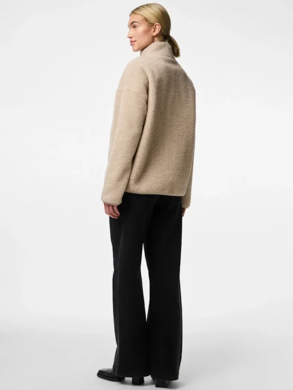 Pieces PSAdia LS Teddy Jacket- Mäntel & Jacken