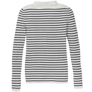 People Wear Organic PWO Rippstrick Pullover geringelt- Strick & Cardigans