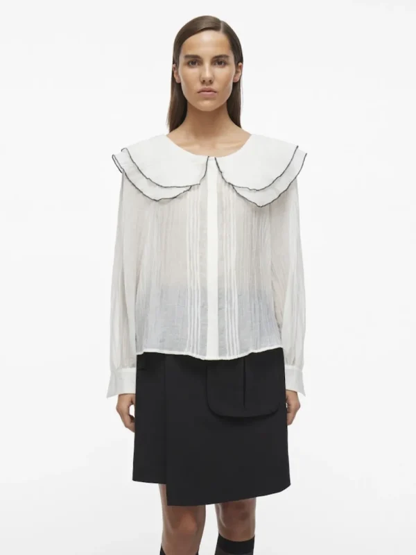 Rouge Edit ROUPolina LS Top Cloud Dancer- Shirts & Blusen