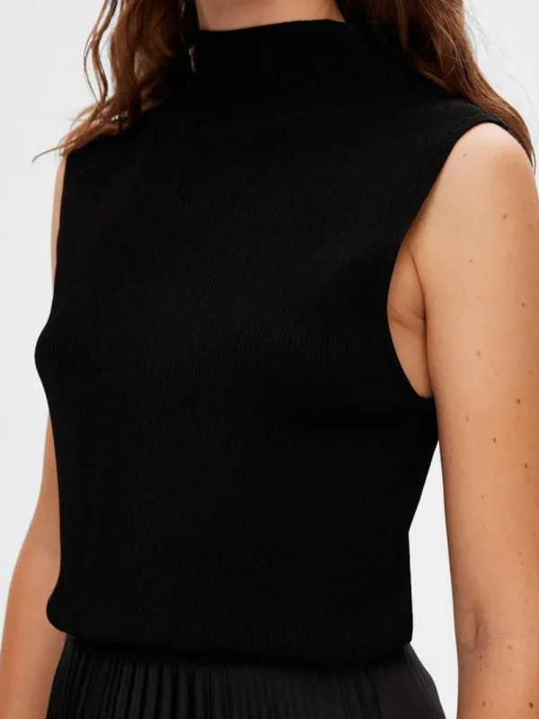 Selected Femme SLFCaro SL Knit Top- T-shirts & Tops