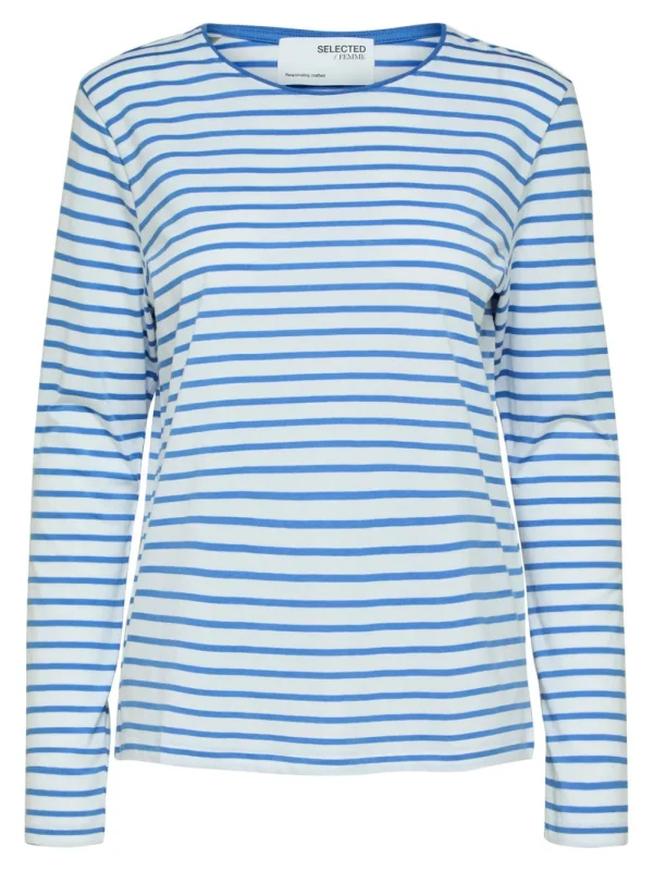 Selected Femme SLFEssential LA Striped O-Neck Tee- Shirts & Blusen
