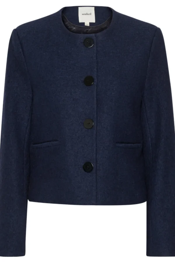 Soaked SLLilith Jacket Naval Academy- Mäntel & Jacken