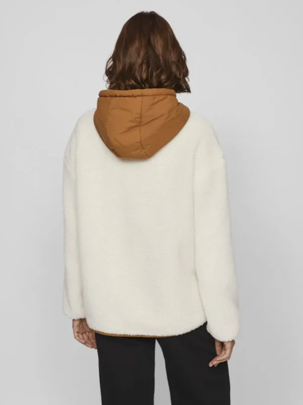 Vila VIAdita L/S Teddy Jacket Rubber- Mäntel & Jacken