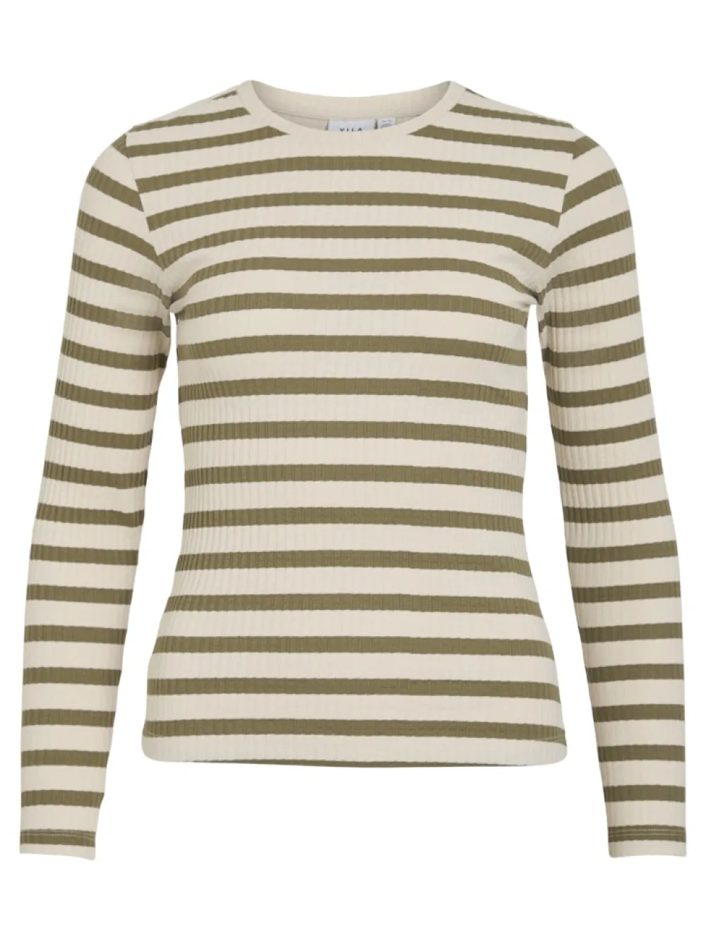 viamelie_oneck_ls_top_cap_0.webp Vila VIAmelie O-Neck L/S Top Capulet Olive- Shirts & Blusen