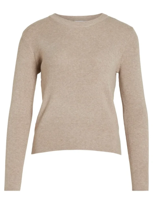 Vila VIComfy O-Neck L/S Knit Top- Strick & Cardigans