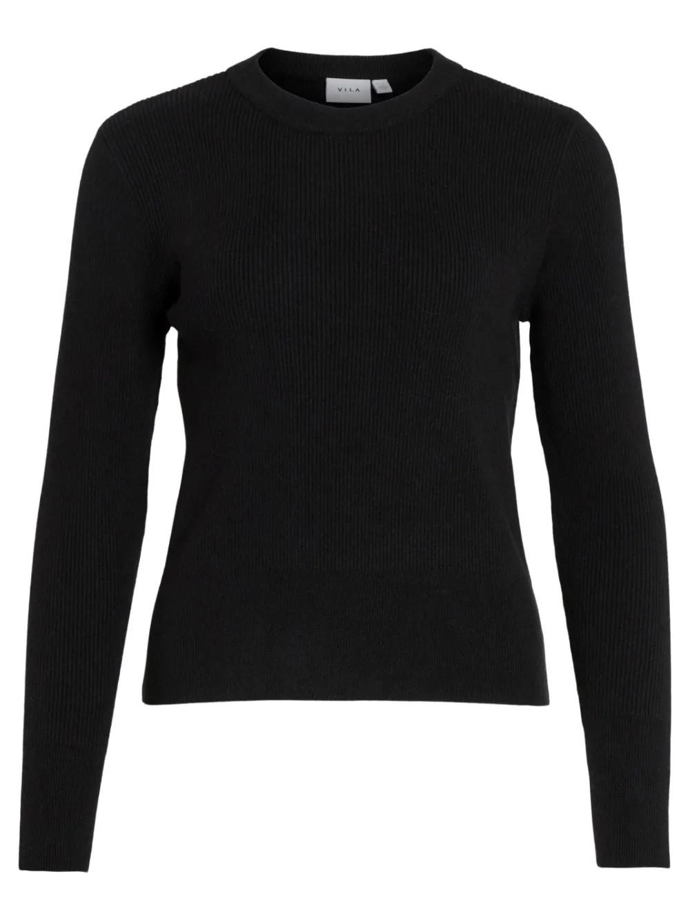 vicomfy_oneck_ls_knit_top_0-2.webp Vila VIComfy O-Neck L/S Knit Top- Strick & Cardigans