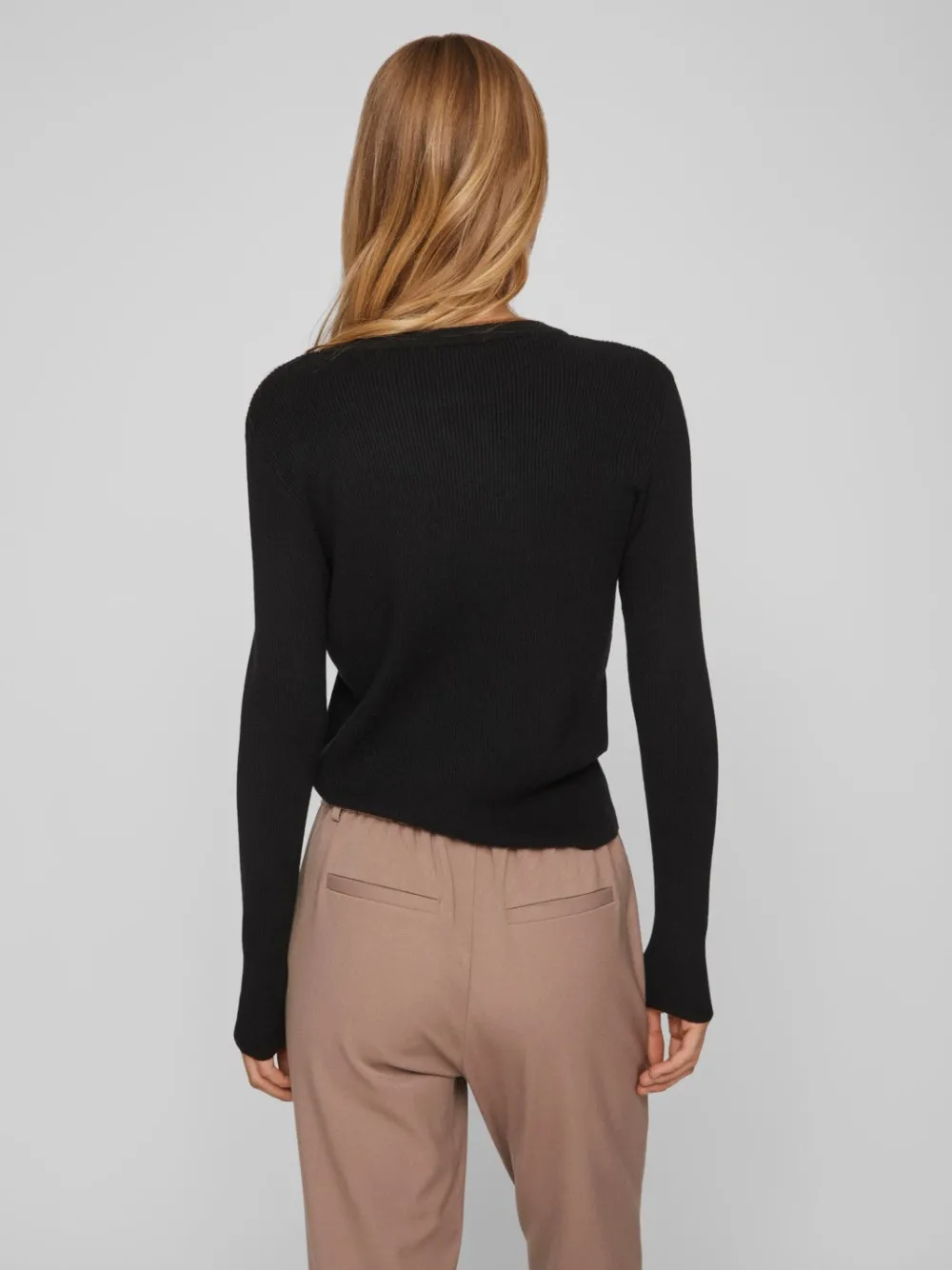 vicomfy_oneck_ls_knit_top_4-2.webp Vila VIComfy O-Neck L/S Knit Top- Strick & Cardigans