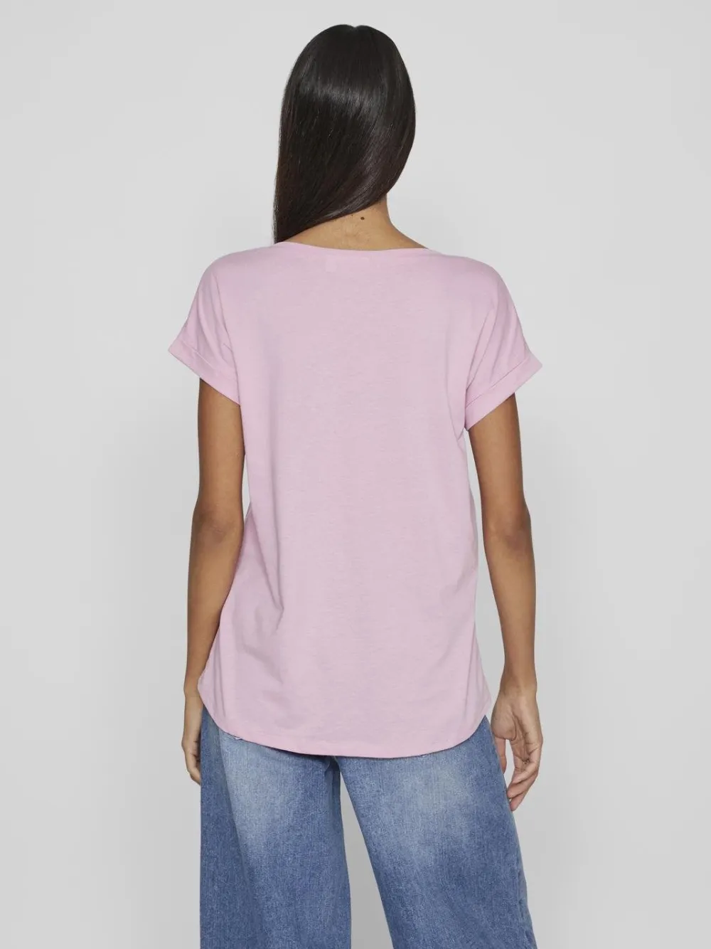 vidreamers_new_pure_tshir_4.webp Vila VIDreamers New Pure T-Shirt Pastel Lavender- T-shirts & Tops