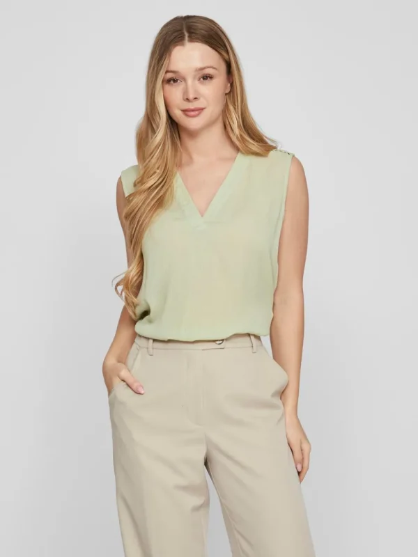 Vila VIEliso V-Neck top- T-shirts & Tops