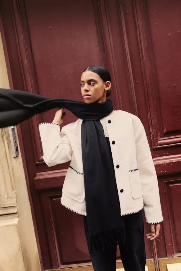 Vila VIKaya L/S Short Teddy Jacket- Mäntel & Jacken