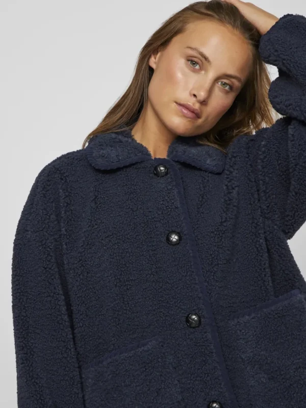 Vila VIMelusa Teddy Jacket- Mäntel & Jacken