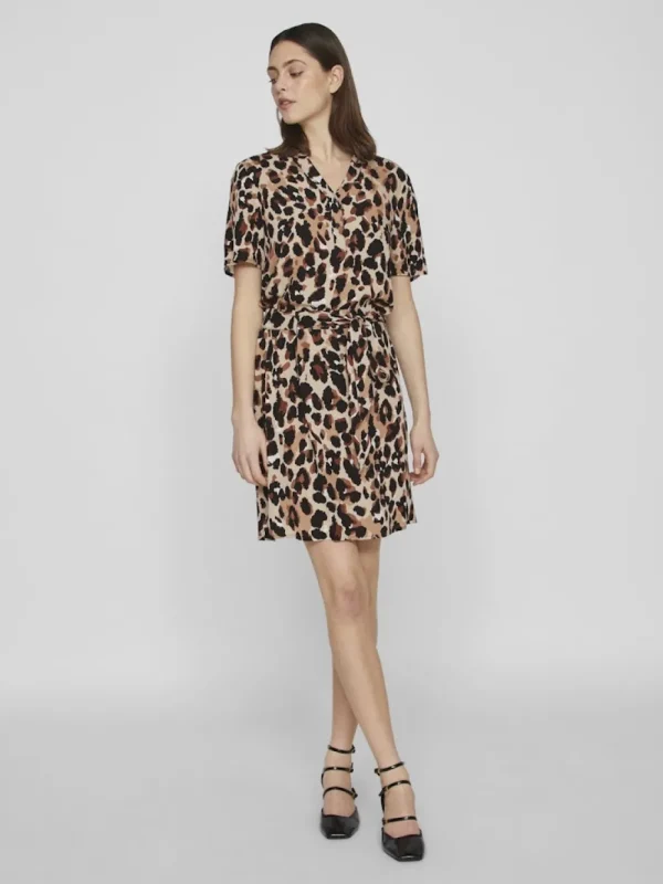 Vila VIMoashly S/S Shirt Black Beauty Nalu- Shirts & Blusen