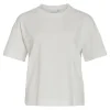 Vila VIMonie O-Neck S/S Top Snow White- T-shirts & Tops