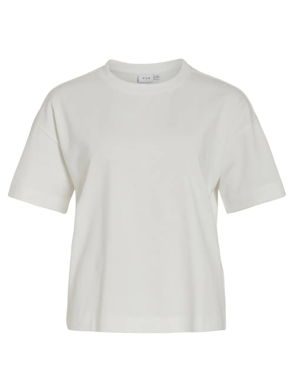 vimonie_oneck_ss_top_snow_0.webp Vila VIMonie O-Neck S/S Top Snow White- T-shirts & Tops