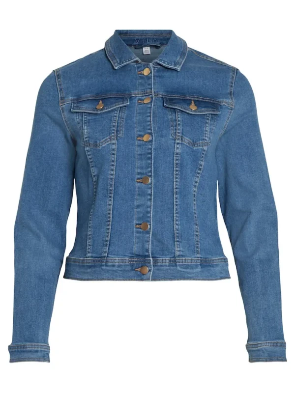 Vila VINeed Lia3 MBD Denim Jacket- Mäntel & Jacken