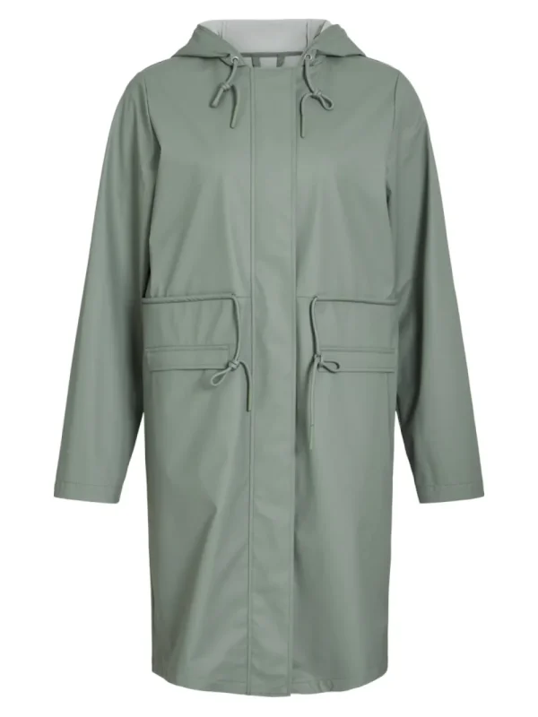 Vila VIPeats L/S Water Repellent Jacket Chinois Green- Mäntel & Jacken