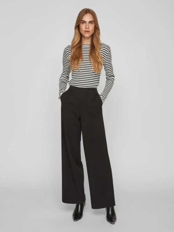 Vila VIVarone HW Wide Pant- Hosen