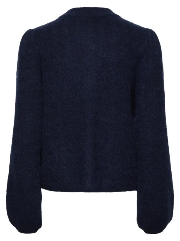 Yas YABonsa LS Knit Cardigan Navy Blazer- Strick & Cardigans