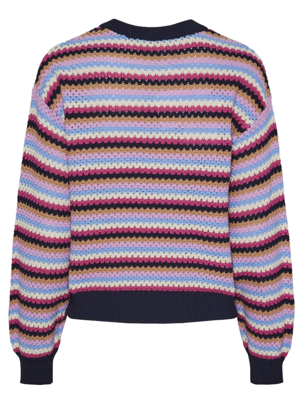 yasbela_ls_knit_pullover__5.webp Yas Bela LS Knit Pullover Navy Blazer- Strick & Cardigans