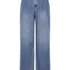 Yas Gemma HMW Denim Jeans Medium Blue Denim- Jeans